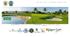 Desktop Screenshot of platinumprogolftours.com