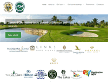 Tablet Screenshot of platinumprogolftours.com